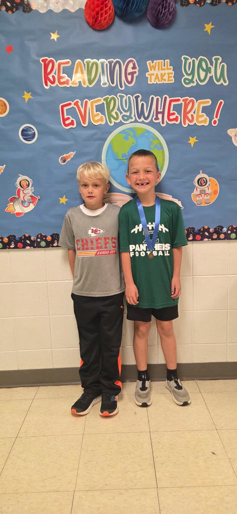 The 1st-grade winners from STEAM Night