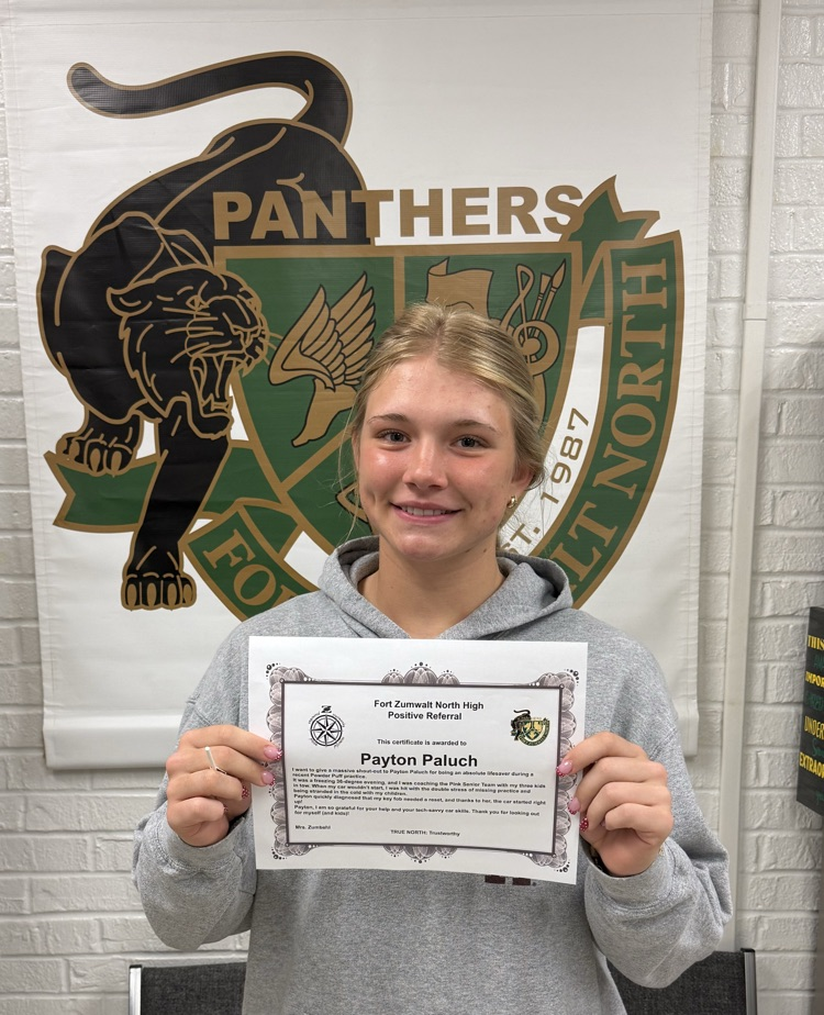 Payton positive office referral!