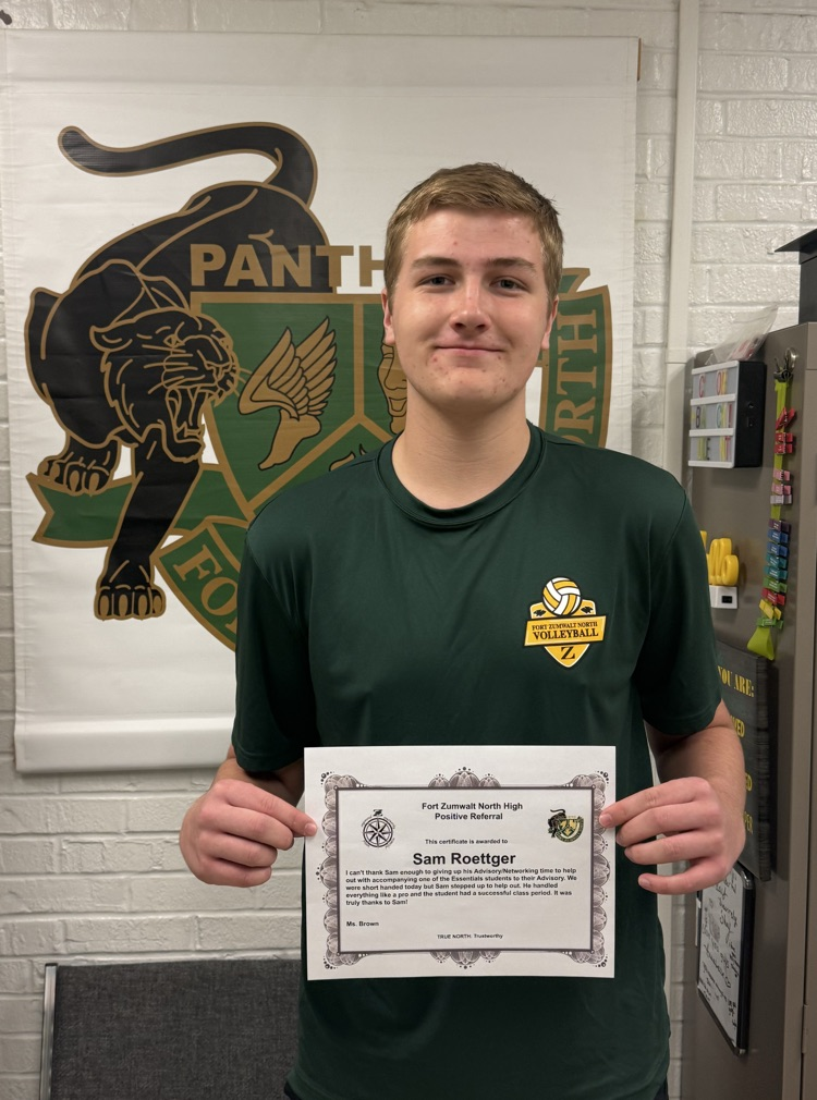 Sam positive office referral!