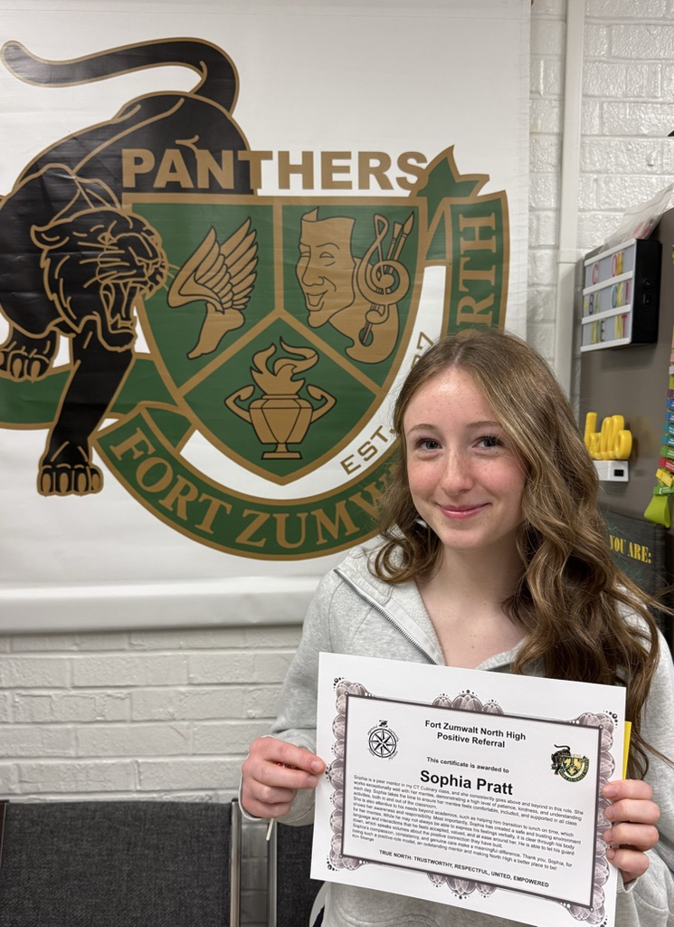 Sophia positive office referral!