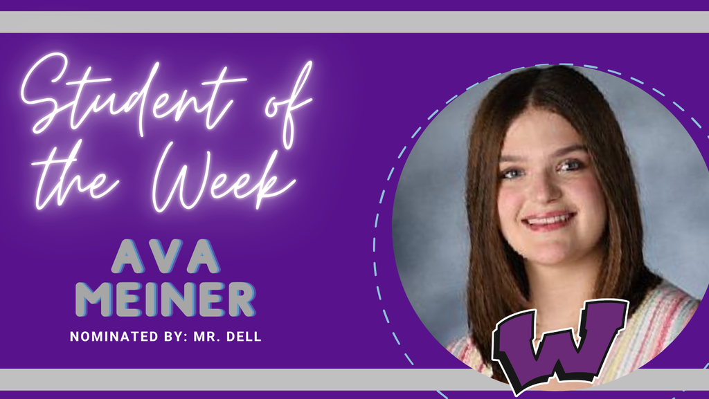 Congratulations to our Students of the Week – Ryan Dethardt and Ava Meiner!