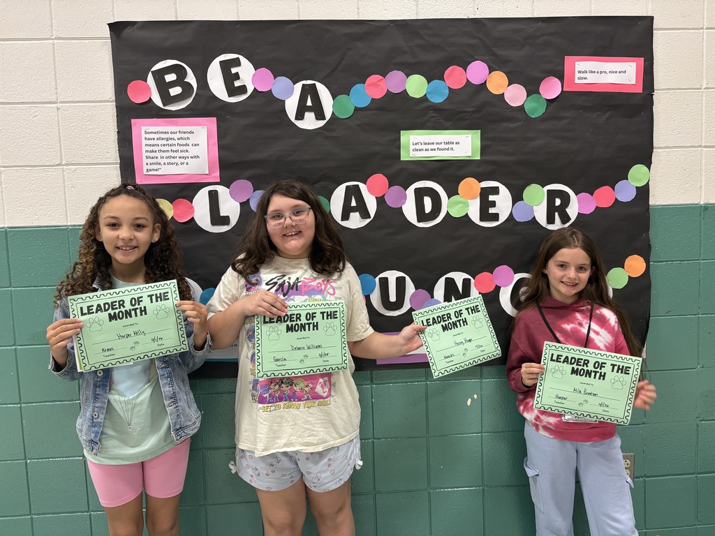 3rd-grade  Leaders of the Month!