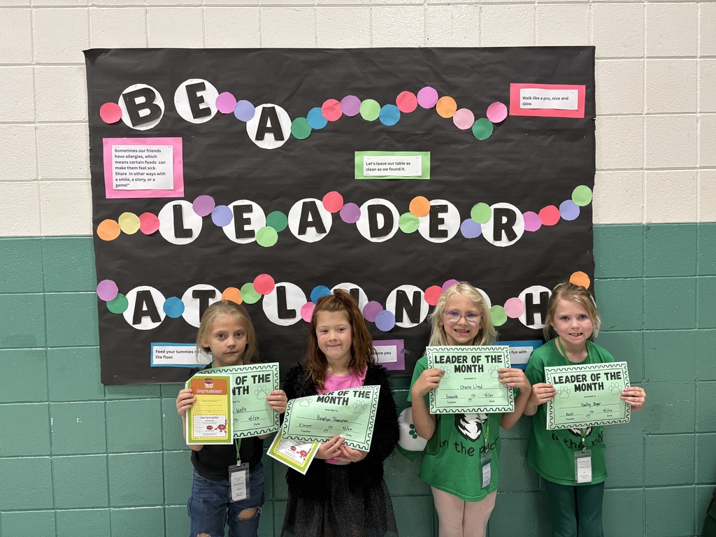 1st-grade  Leaders of the Month!