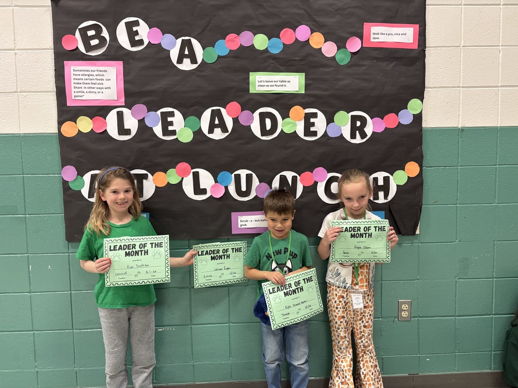 Kindergarten Leaders of the Month!