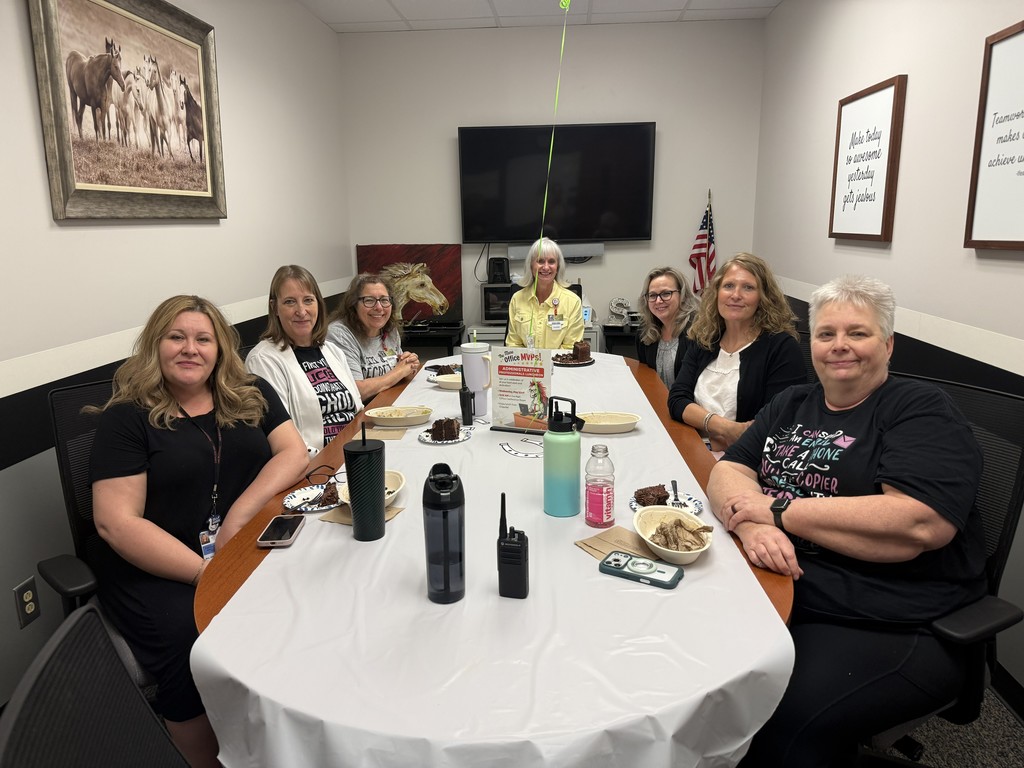 Happy  Administrative Professionals Day! Mrs. Gittemeier, Mrs. Keppel, Mrs. Urbaniak, Mrs. Bruno, Mrs. Neumeier, Mrs. Hasheider, Mrs. Meyer