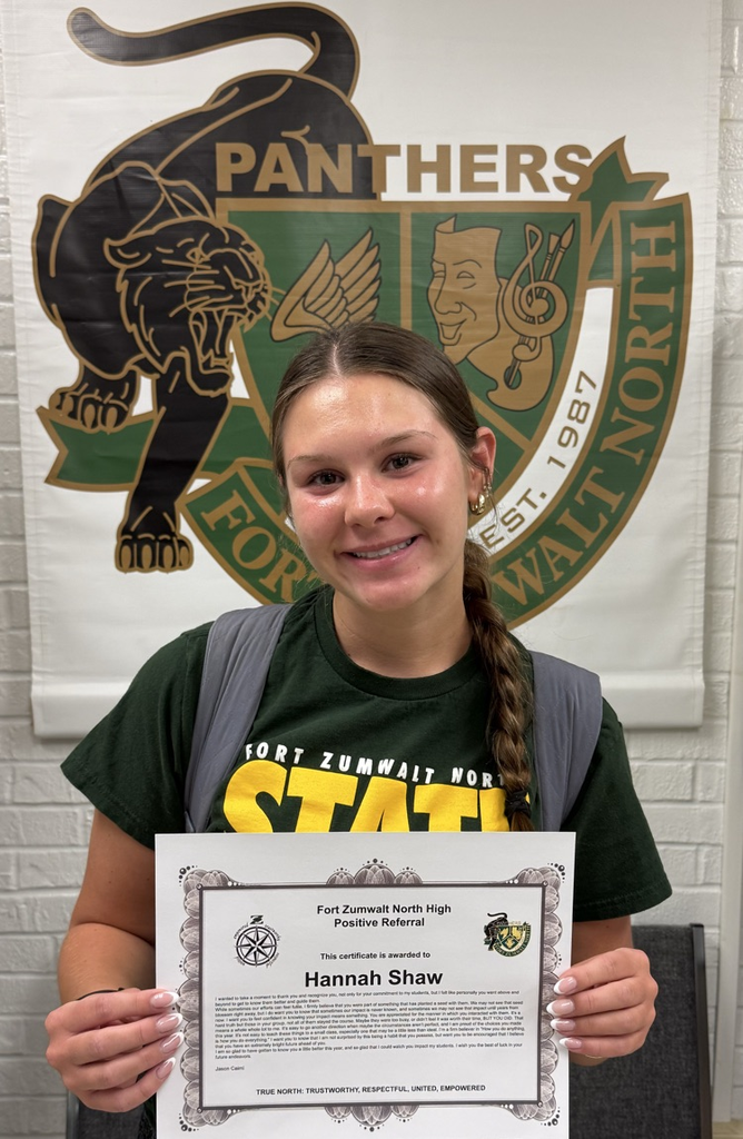 Hanna positive office referral!