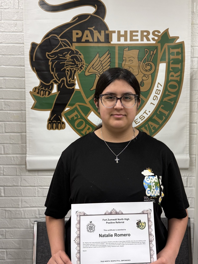 Natalie positive office referral!