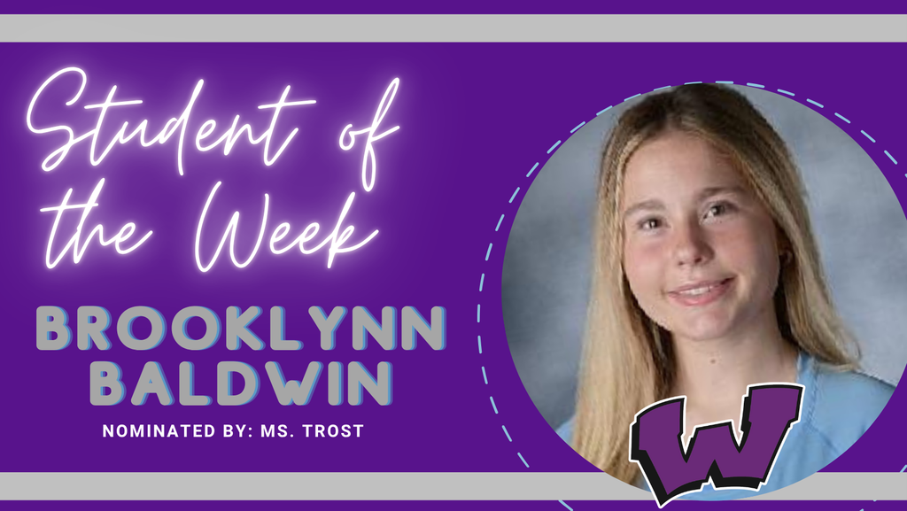 Congratulations to our Students of the Week – Brooklynn Baldwin and Emiliano Jimenez!