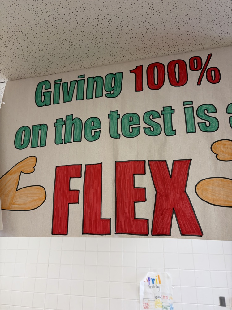 POSTER: giving 100% on the test is a flex!