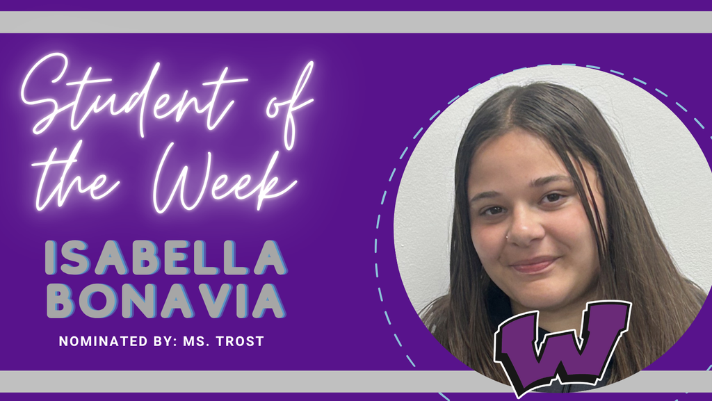 Congratulations to our final Students of the Week for the 2025-26 school year – Miranda Alonzo-Garcia and Isabella Bonavia!