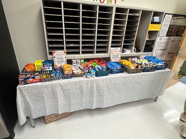 treats in the workroom
