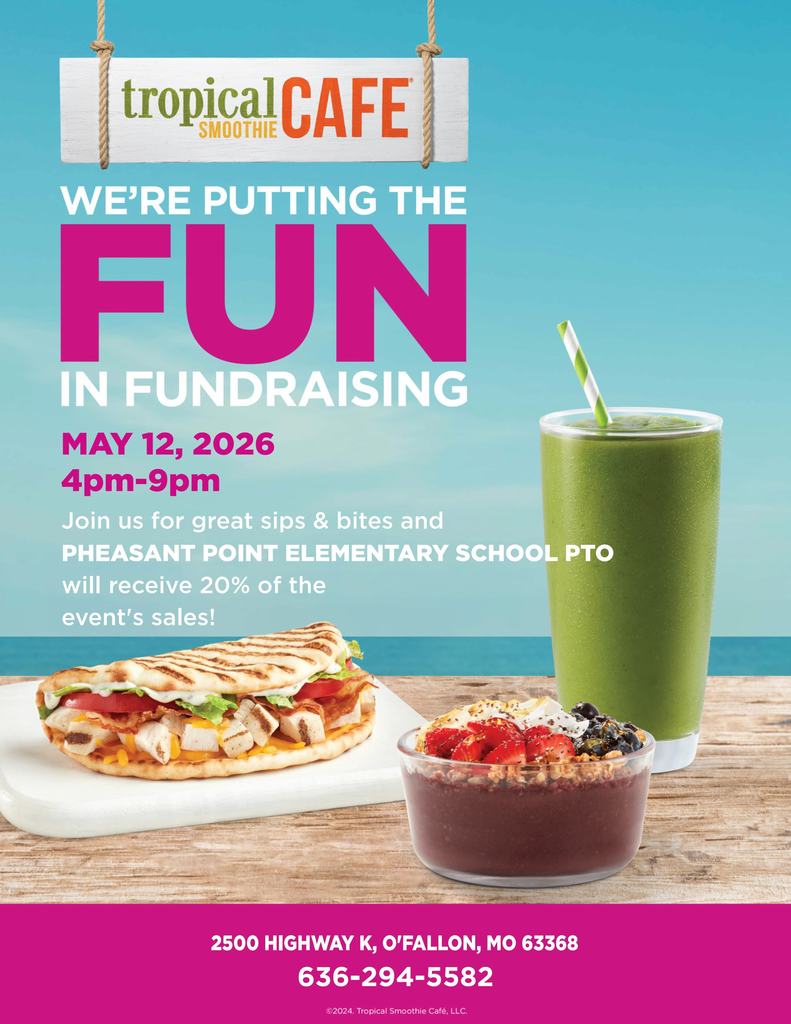 Tropical Smoothie Fundraiser