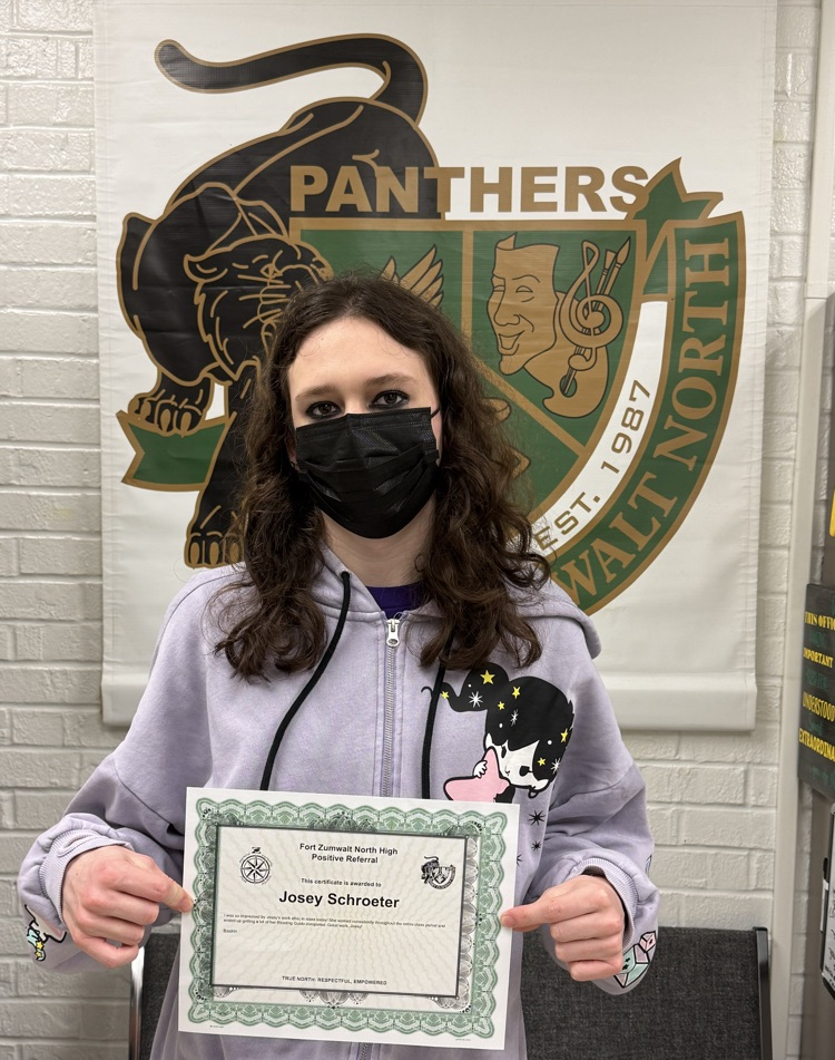 Josie positive office referral!