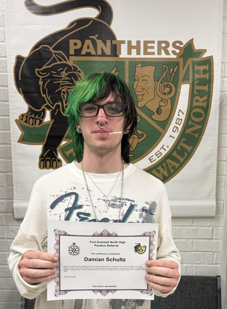 Damian positive office referral!