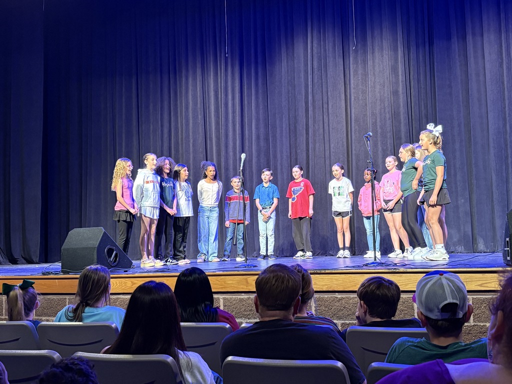 Choir club performing