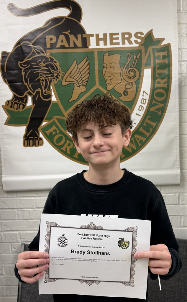 Brady positive office referral!