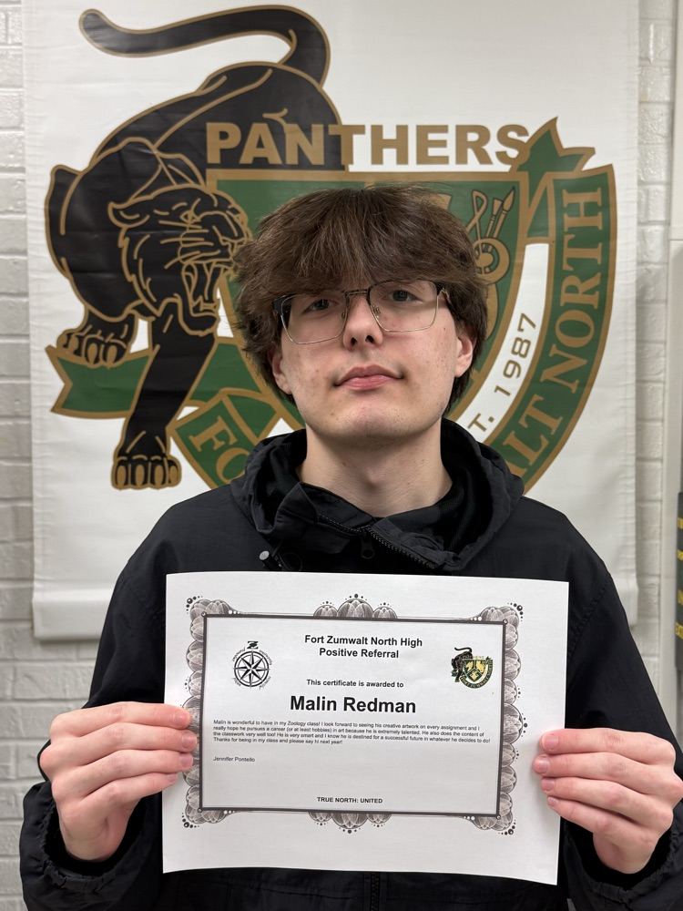 Malin positive office referral!