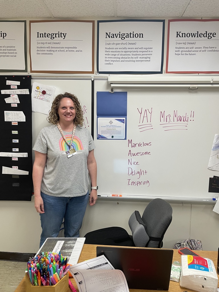 Mrs. Borth - SMS Rookie of the Year nomination