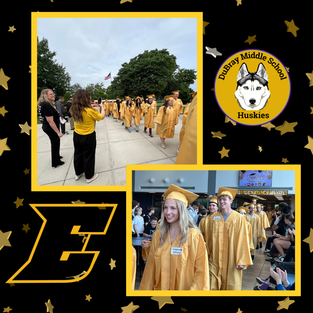 Picture of grad walk at DMS