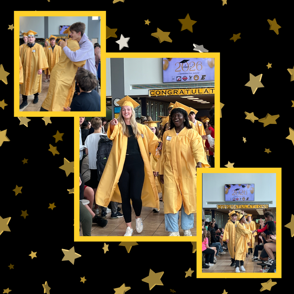 Picture of grad walk at DMS
