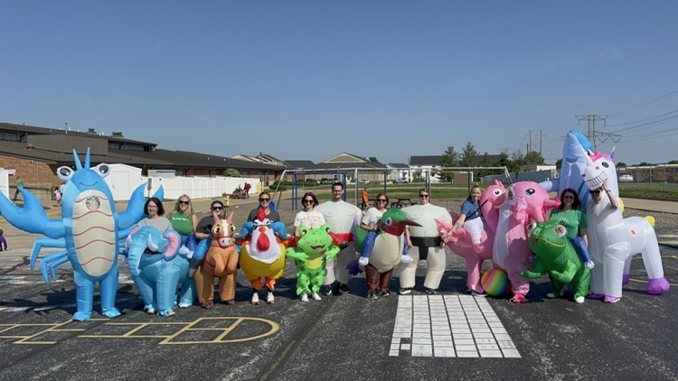 inflatable kickball teams