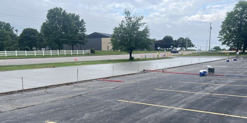 concrete drying