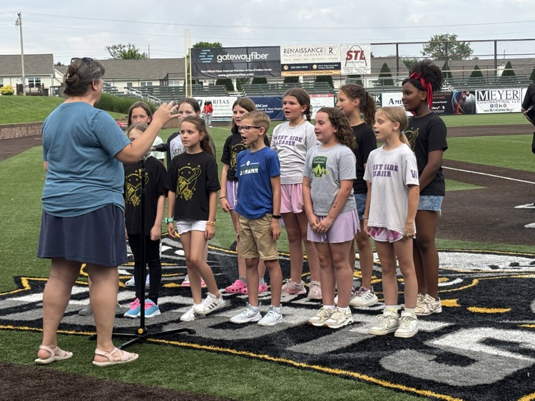 singing at the game
