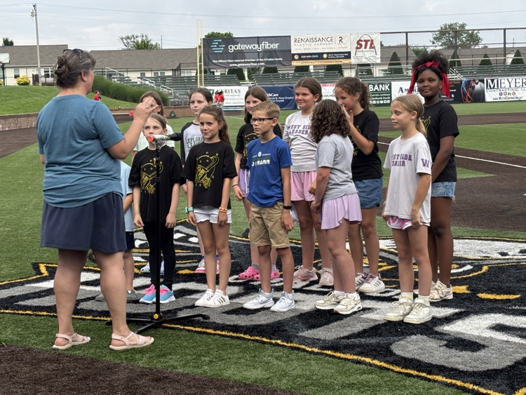singing at the game