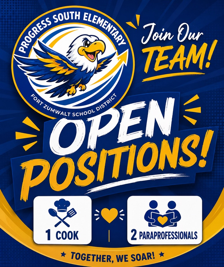 open positions at PSE: cook and paraprofessionals
