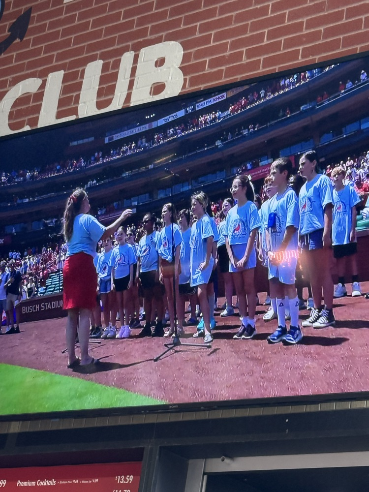 choir at the game 