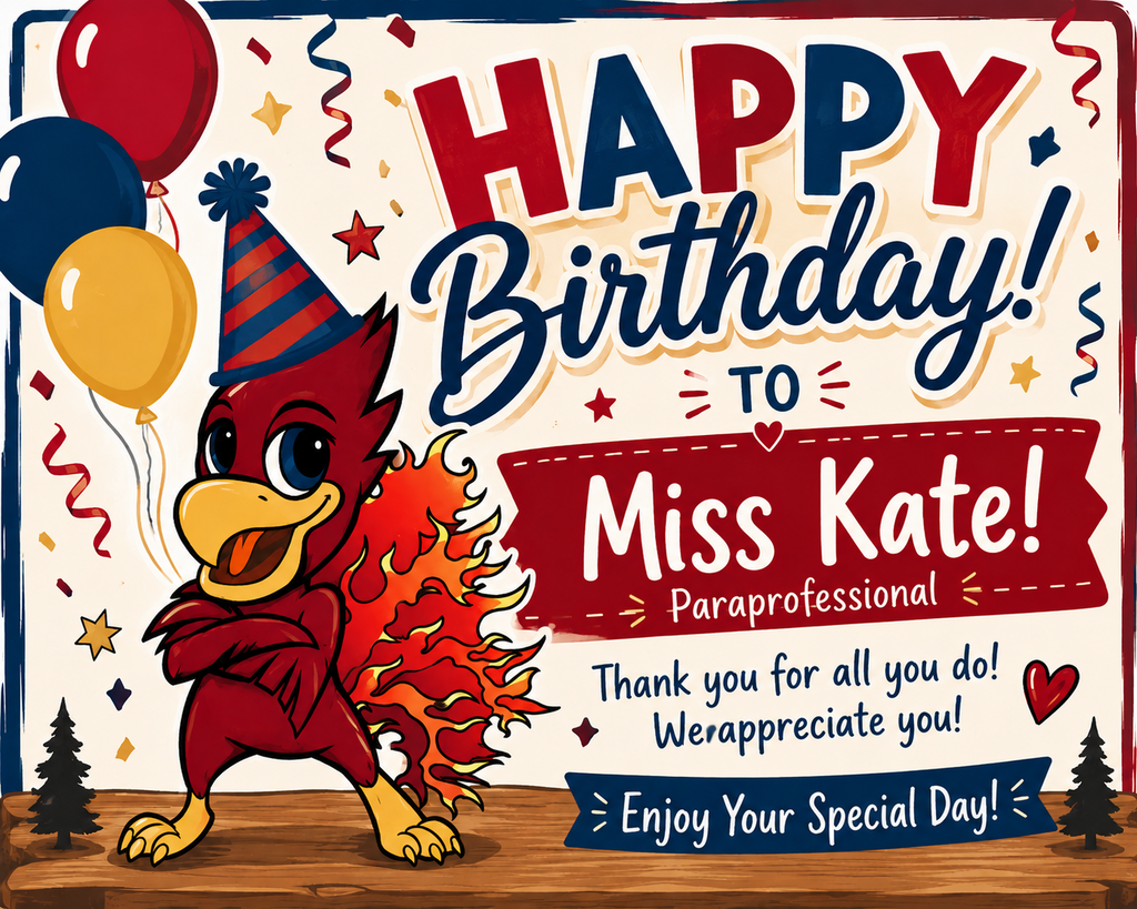 Happy Birthday Miss Kate 