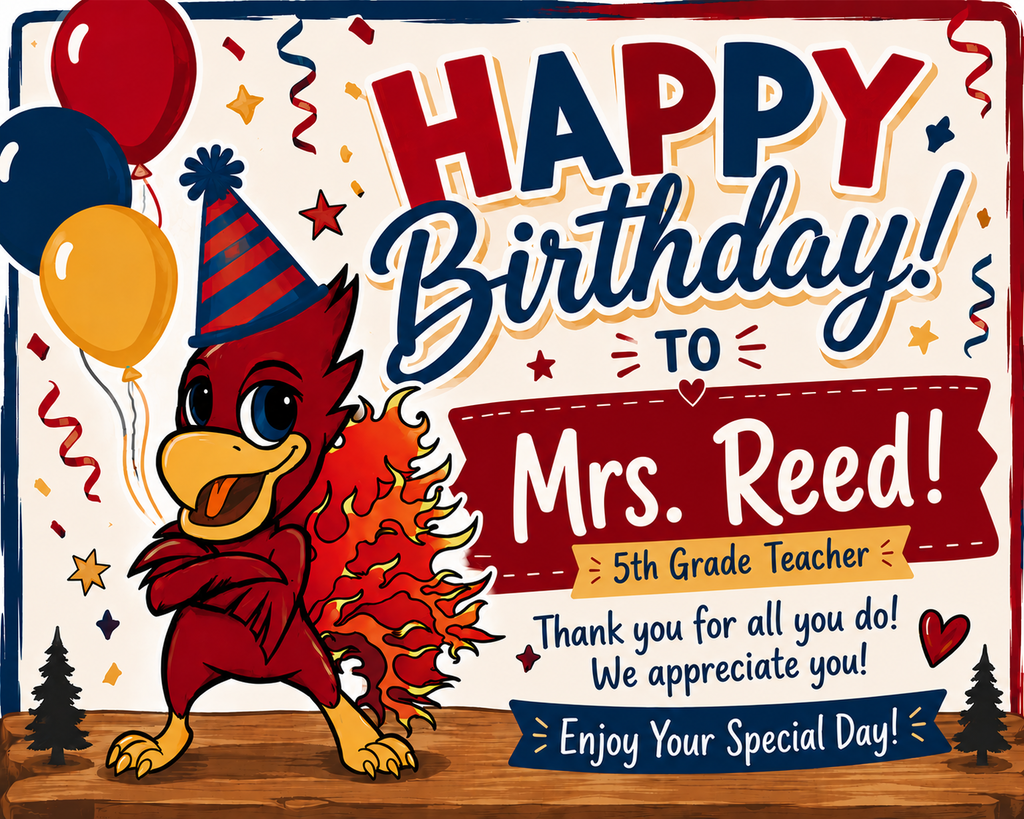 Happy Birthday, Mrs. Reed