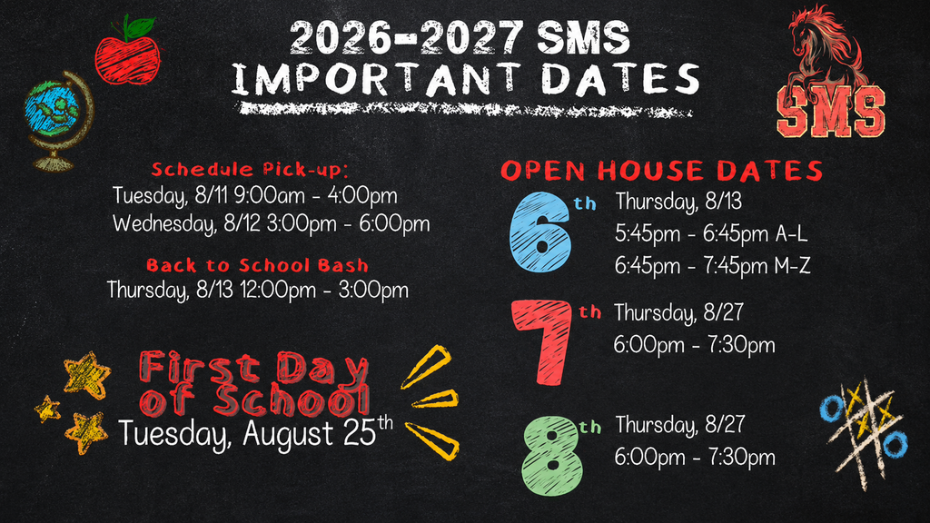 Mark your calendars for the 2026-2027 upcoming dates! Keep enjoying summer 😎