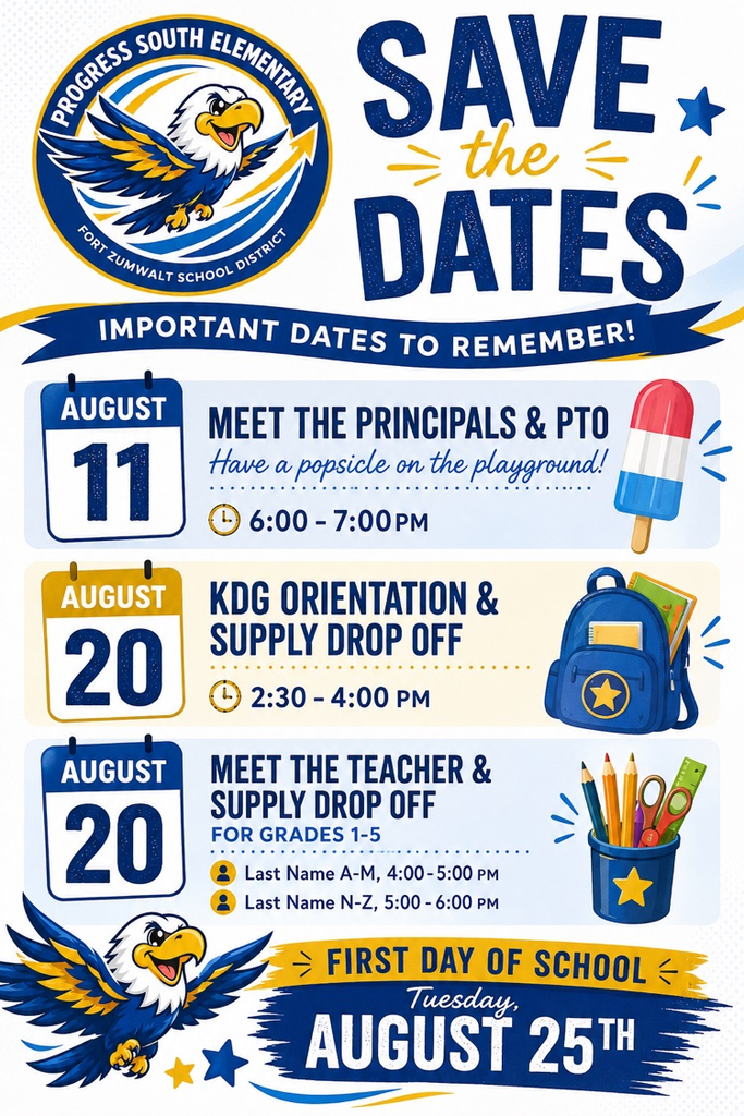 Aug 11: popsicles on the playground 6-7pm, Aug. 20: kindergarten orientation 2:30-4 and meet the teacher for grades 1-5 from 4-6pm