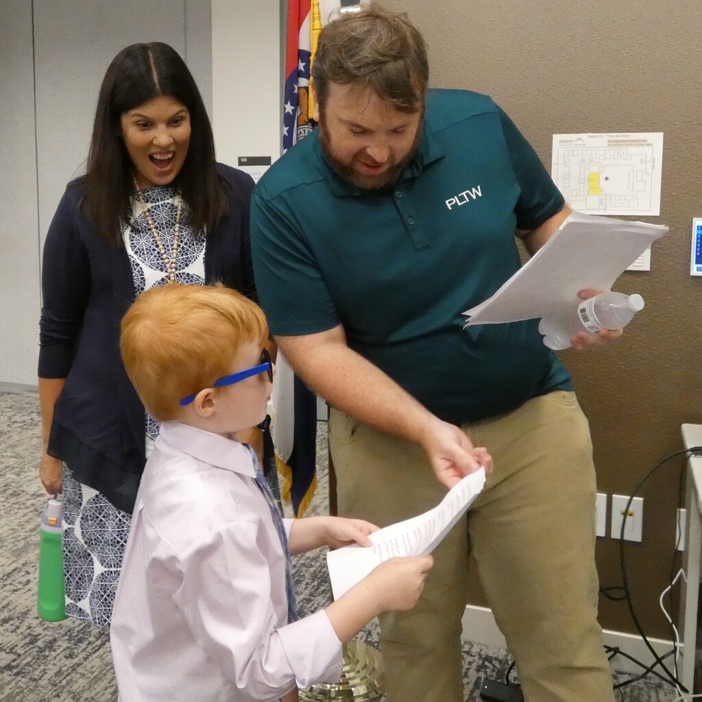 second grader and educator of the year compare speeches