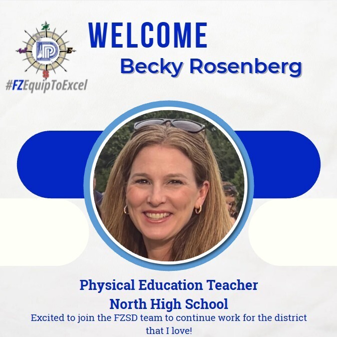 Becky Rosenberg, new PE Teacher
