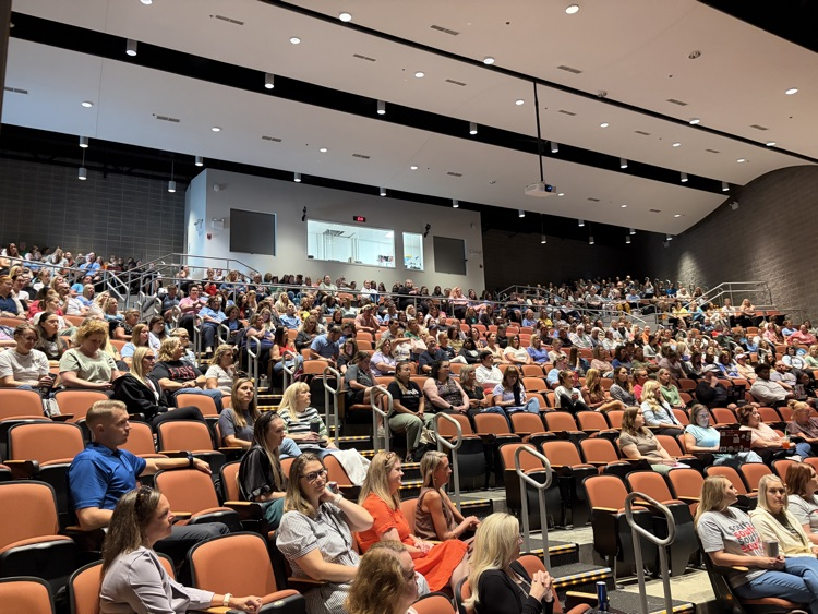 Special educators in FZE auditorium listening to our key note speakers - Dr. Winterowd and Dr. Hottelman  