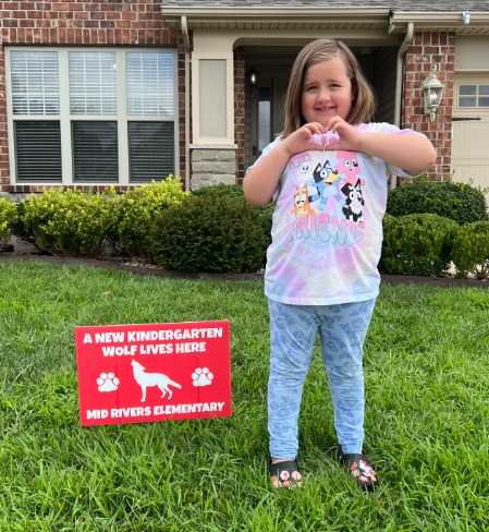 A New Kindergarten Wolf Lives Here- Mid Rivers Elementary