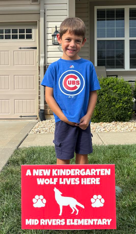 A New Kindergarten Wolf Lives Here- Mid Rivers Elementary