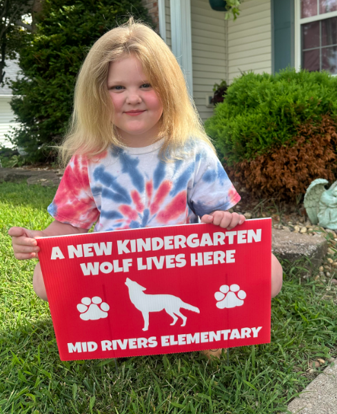A New Kindergarten Wolf Lives Here- Mid Rivers Elementary