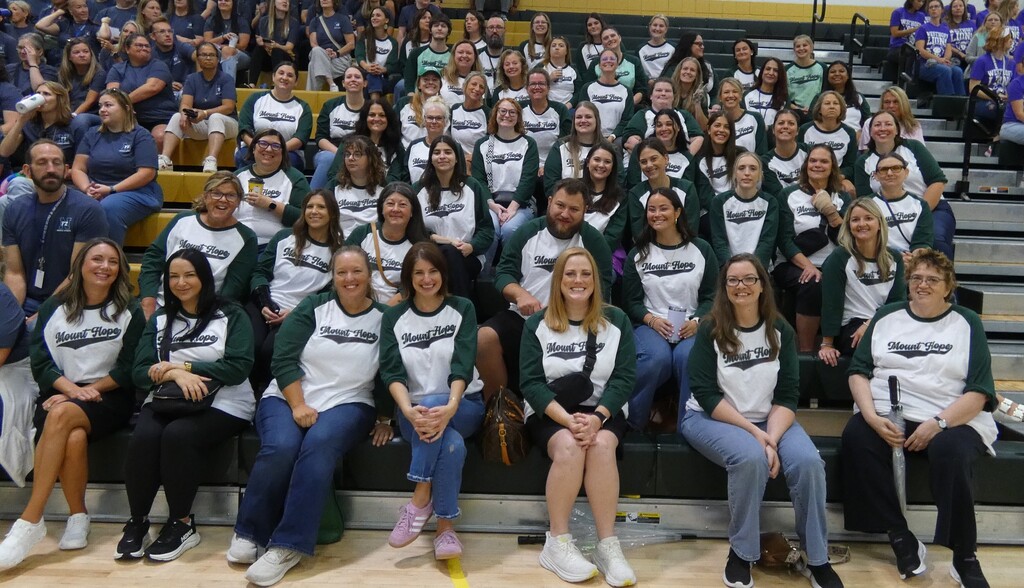 Mount Hope Staff in matching shirts