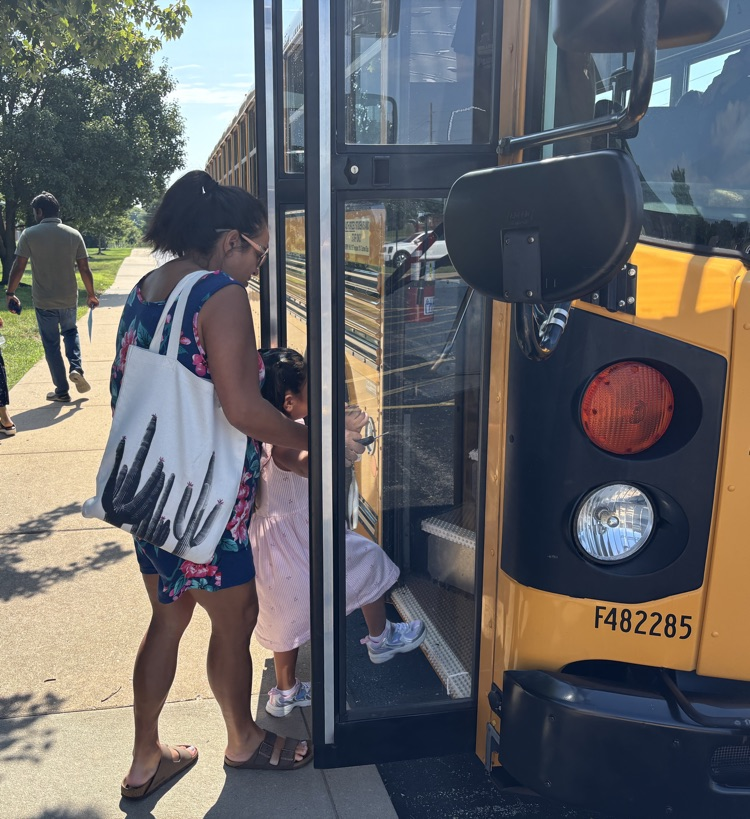 Checking out the bus