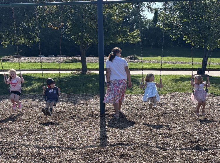 swinging together 
