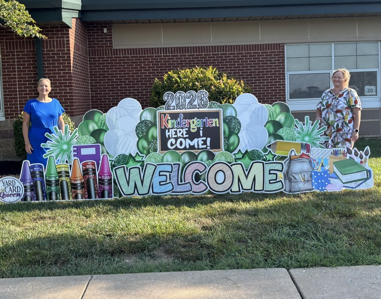welcome back sign and Principals