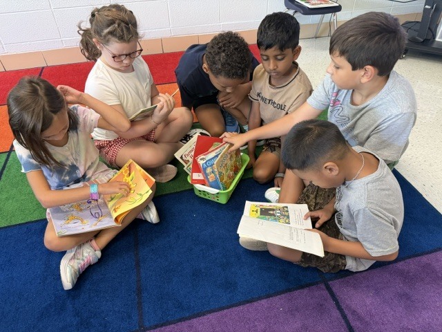 Ms. Hamilton's class worked on picking just the right book!
