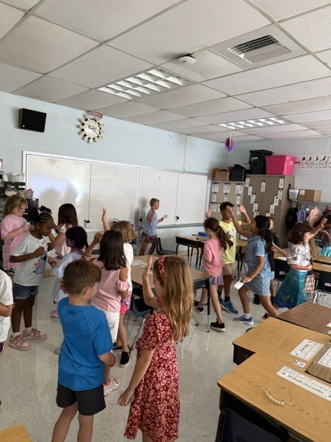 Working on those engagement strategies in Mrs. McClain and Ms. Mattie's class.