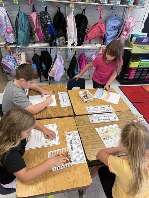 Mrs. Ray's class showed off their incredible handwriting!
