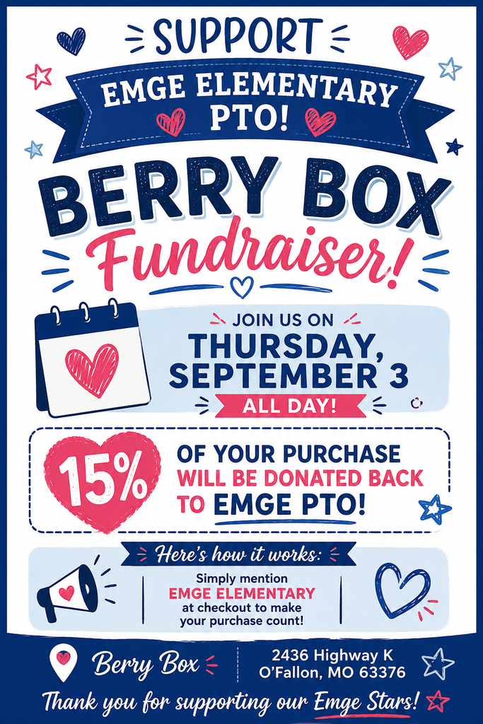 Berry Box Emge PTO fundrasier 9/3/26 all day