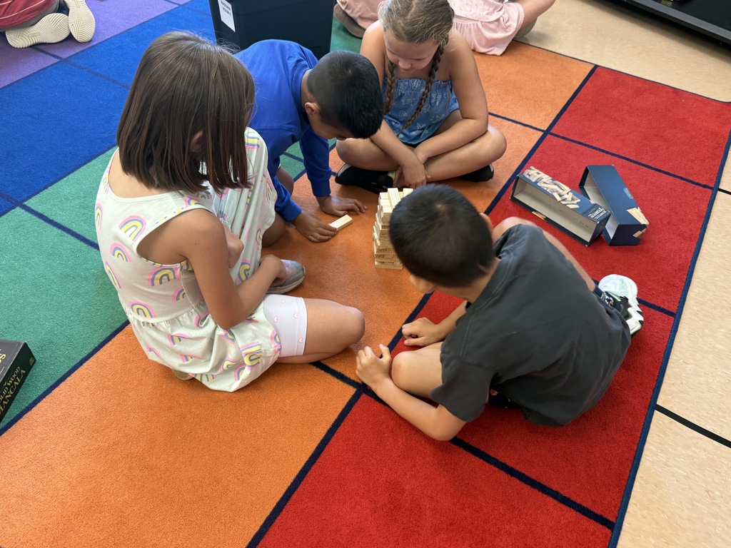 students building 
