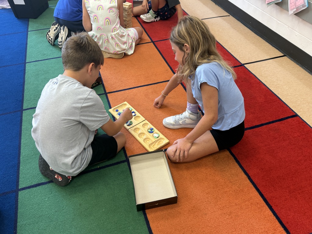 students playing a game